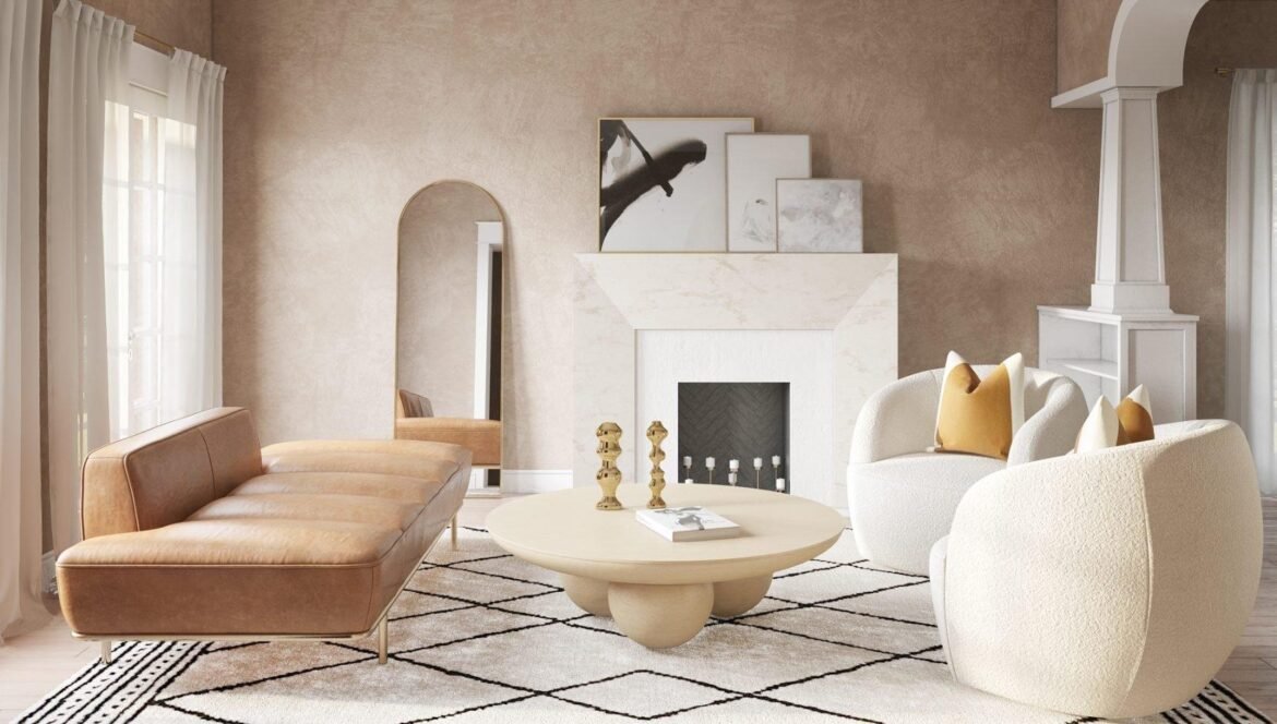 10 Living Rooms With Limewash Walls That Prove That This Textural Wall Finish is the Perfect Cozy-but-chic Finishing Touch