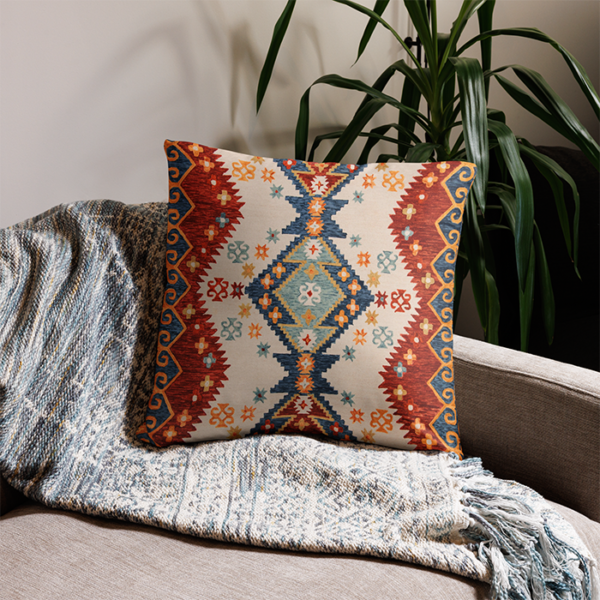 Oriental Boho Moroccan Throw Pillow