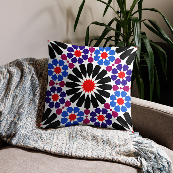 Oriental Boho Moroccan Throw Pillow