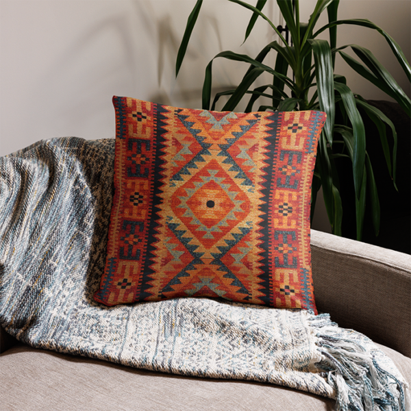 Oriental Boho Moroccan Throw Pillow