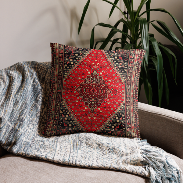 Oriental Boho Moroccan Throw Pillow