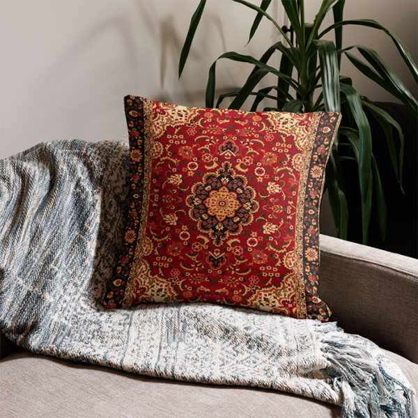 Oriental Boho Moroccan Throw Pillow