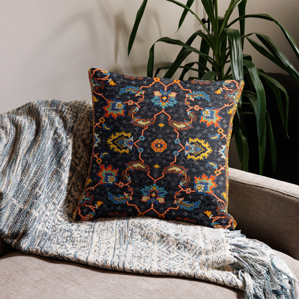 Oriental Boho Moroccan Throw Pillow