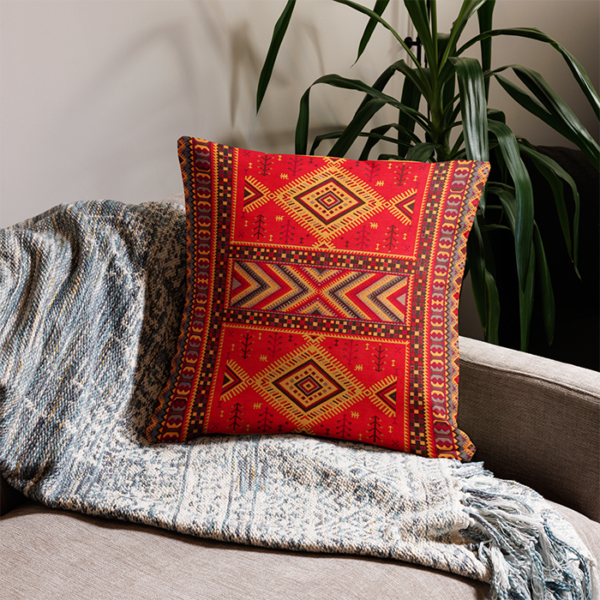 Oriental Boho Moroccan Throw Pillow