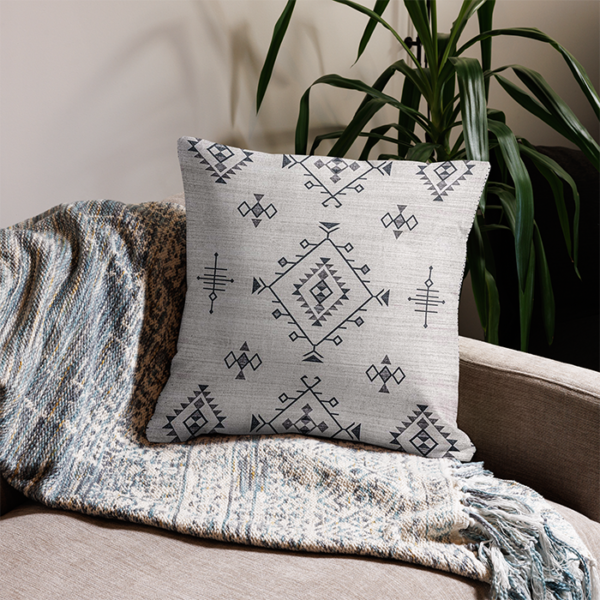 Oriental Boho Moroccan Throw Pillow