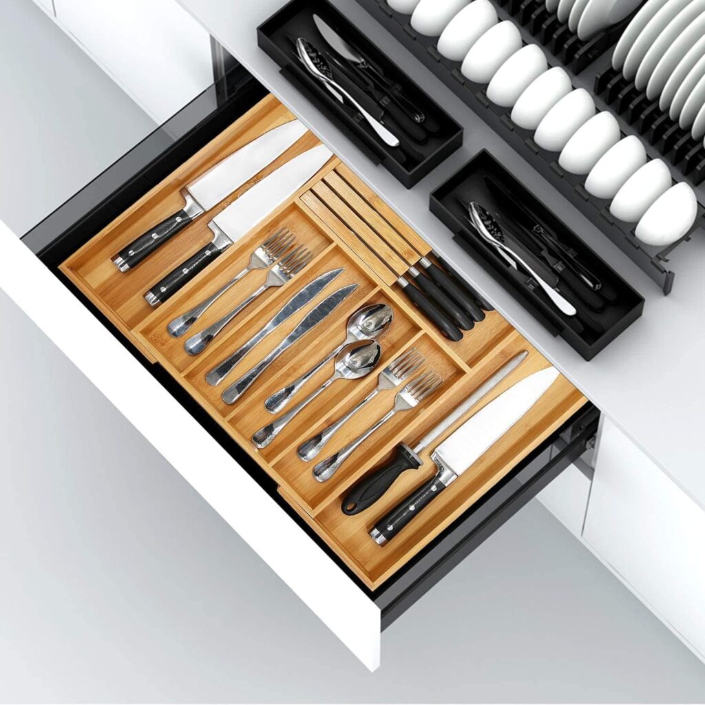 The Neat Method Acacia Drawer Dividers