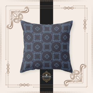 Indigo Modern Elegance Throw Pillow