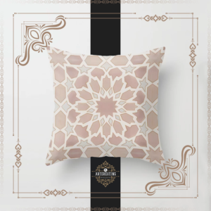 Mosaic Memories: Geometric Andalusian Zellige Throw Pillow