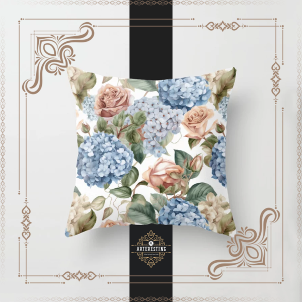 Floral Whispers: An Enchanting Garden Delight Throw Pillow