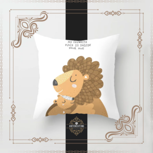 Enchanted Dreamscapes: Whimsical Illustrations for Nursery & Kids' Rooms Throw Pillow