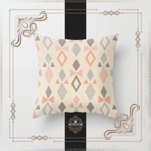 Bohemian Rhapsody: Geometric Tapestry of Tradition Throw Pillow