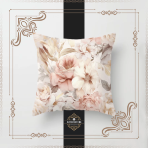 Ethereal Elegance: Unveiling the Charm of Opened Beige Roses Throw Pillow