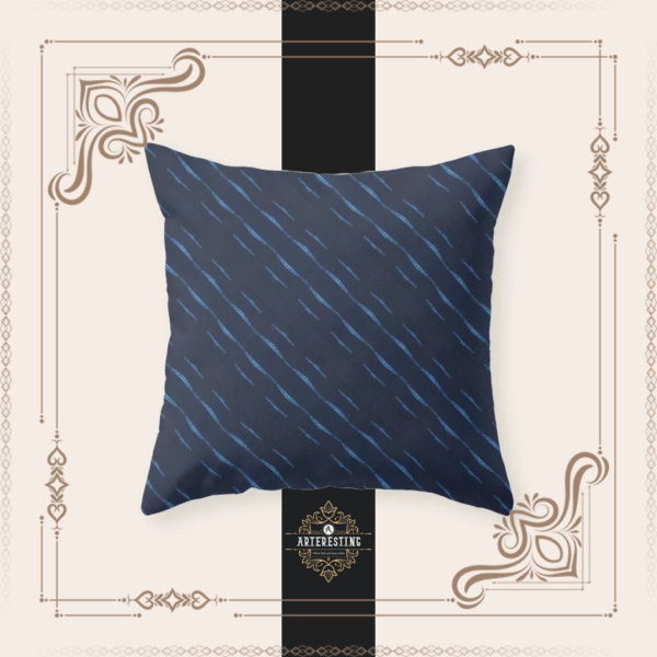 Blue Essence of Africa Throw Pillow