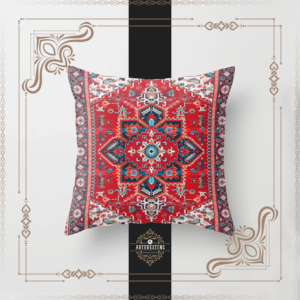 Mystic Nomad: Bohemian Moroccan Tapestry Throw Pillow