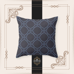 Indigo Rhythm of Africa Throw Pillow