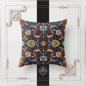 Heritage-Inspired Moroccan Art: A Bohemian Tradition Throw Pillow