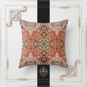 Heritage Oriental Traditional Bohemian Moroccan Style Throw Pillow