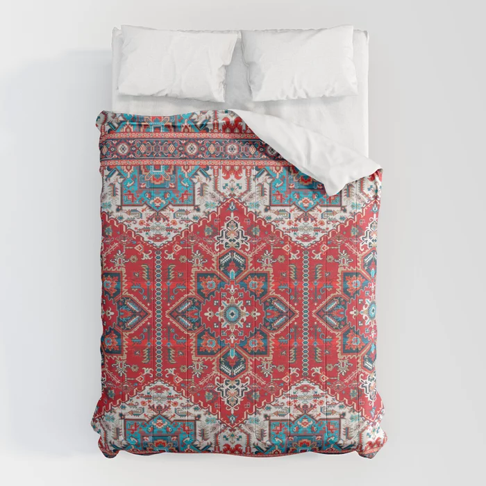 Mystic Nomad: Bohemian Moroccan Tapestry Comforter