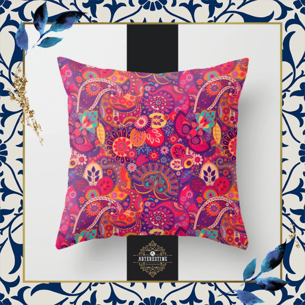 Moroccan Mosaic Delight Pillow