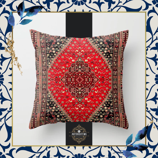 Handwoven Heritage Moroccan Charm Pillow