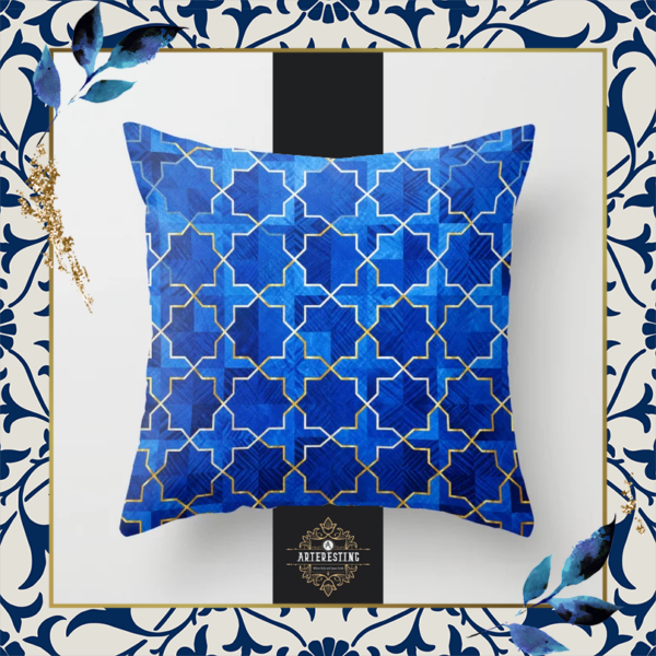 Oasis Opulence Moroccan Pillow