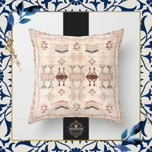 Medina Marvels Embroidered Pillow