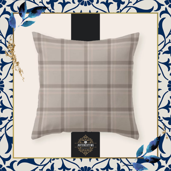 Rustic Cottage Tartan Pillow Cover