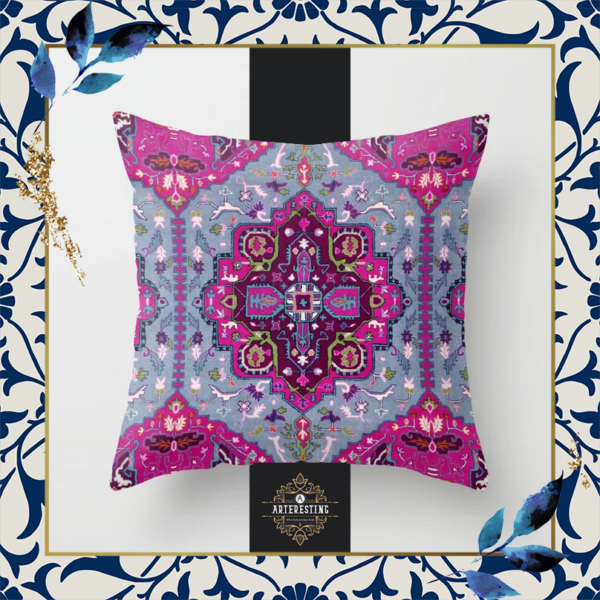 Arabesque Moroccan Design Pillow