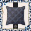 African Heritage Indigo Throw Pillow