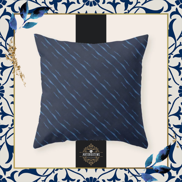 Lovely Indigo Moroccan Boho Pillow