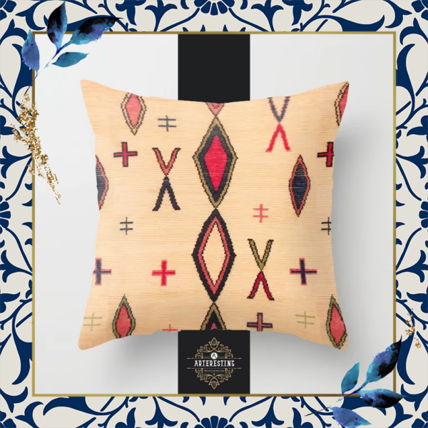 Mystic Moroccan Elegance Pillow