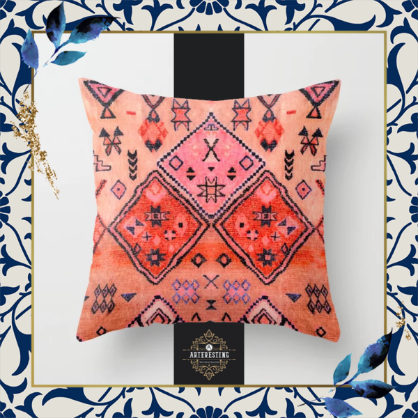 Moroccan Medley Art Pillow