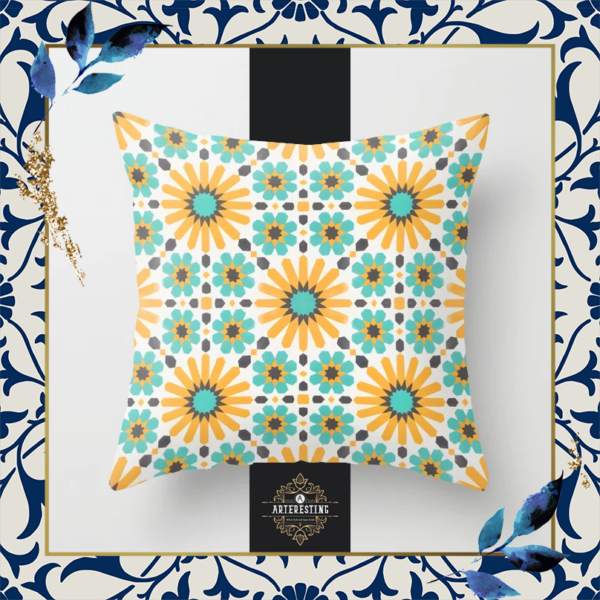 Moroccan Mosaic Serenity Pillow