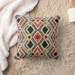 African Moroccan Boho Pillow