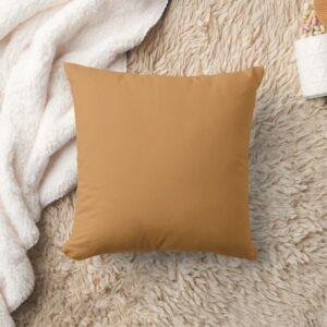 Camel Leather Moroccan Pillow