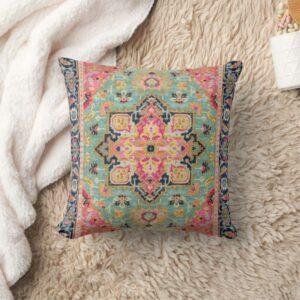 Color Bloom Oriental Pillow