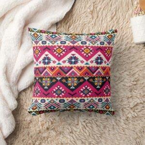 Colorful Boho Moroccan Pillow