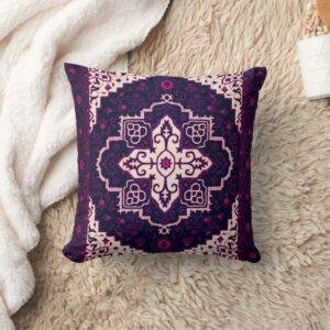 Floral Harmony Moroccan Pillow