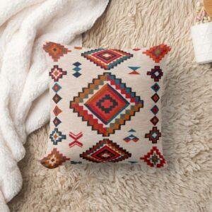 Oriental Moroccan Geometry Pillow