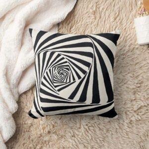Monochrome Farmhouse Charm Pillow