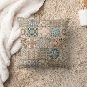 Andalusian Zellige Tiles Pillow