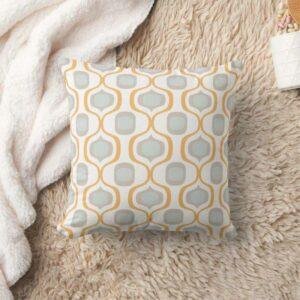 Rustic Farmhouse Geometry Pillow