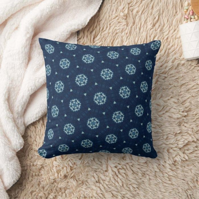 Indigo Tribal Spirit Pillow