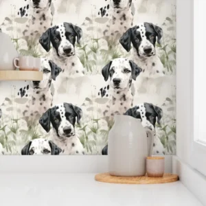 Wallpaper in Spotted Dalmatian Puppy Dreams