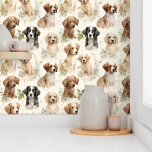 Wallpaper in Sweet French Spaniel Puppy Dreams