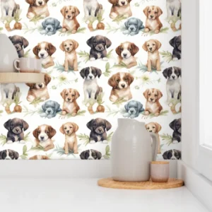 Wallpaper in Playful Springer Spaniel Puppy Dreams