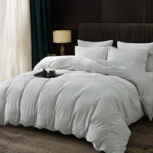 Luxury Cozy Flannel Duvet Cover with Pillow Shams Bedding Collection