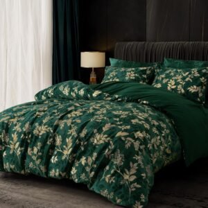 Luxury Cozy Flannel Duvet Cover with Pillow Shams Bedding Collection