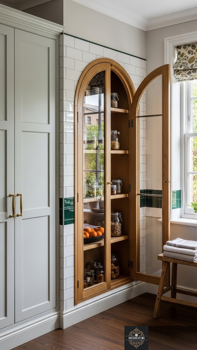 Make the most of every space with custom-built storage and pantries.