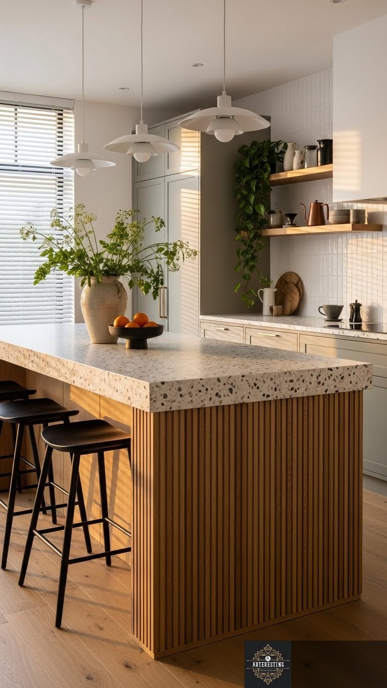 Natural materials like marble, stone, or wood will age beautifully and add gravitas to your kitchen. (Image credit: Samuel S. Thorn. Design: Elma B. Miller)